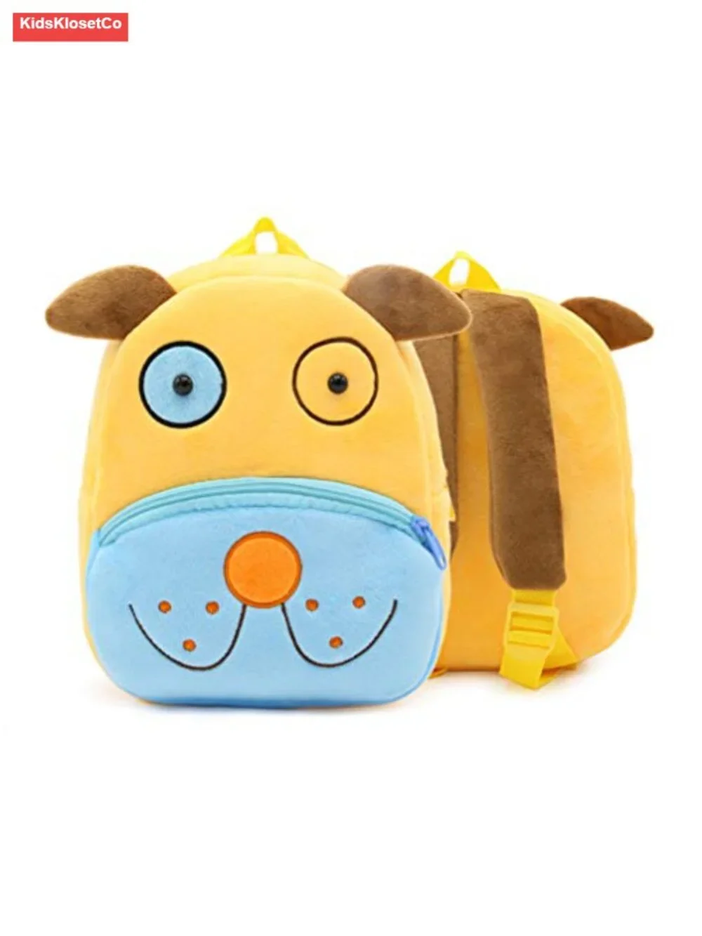 Plush Zoo Animal Backpack Book Bag for Kids